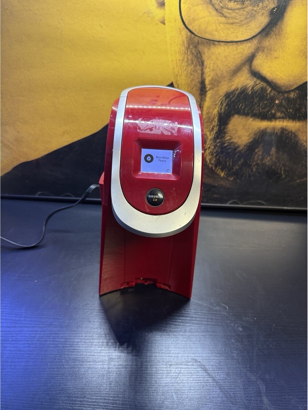 Keurig 2.0 K200 K2.0-200 Red Coffee Maker Brewer Base Only No Water Tank